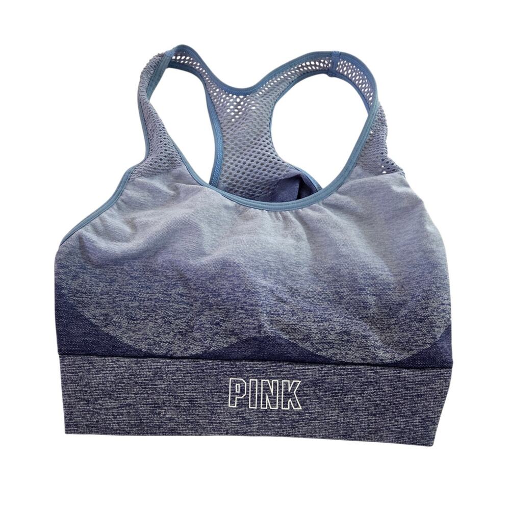 Victoria's Secret PINK Sport Seamless Lightly Lined Racerback Sports Bra MEDIUM
